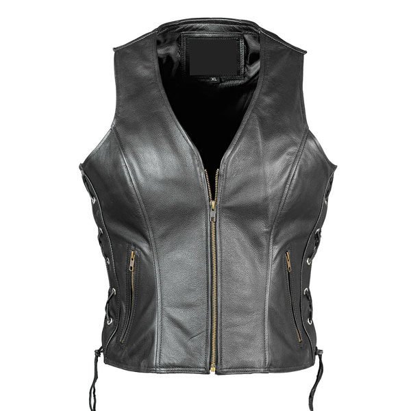leather waistcoat jacket